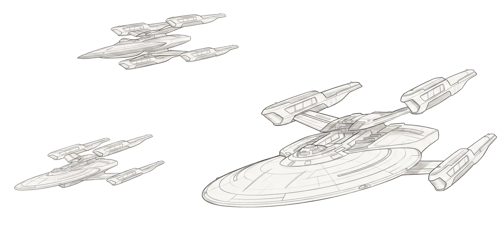 USS Kepler formation flight